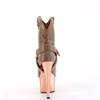 Pleaser - ADORE1029CHRS Bottes de plateforme, Pole dance chaussures - Couleur or rose Product image